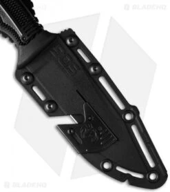 SOG Seal Strike Fixed Blade + Deluxe Sheath (4.875" TiNi Black Serr) SS1003 7 SOG Seal Strike Fixed Blade + Deluxe Sheath (4.875" TiNi Black Serr) SS1003 -Knife Center Shop sog seal strike ss1003 cp sheath2 cm