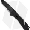 SOG Trident Tanto Assisted Opening Knife (3.75" Black Plain) TF-7 -Knife Center Shop sog trident tini tanto tf 7